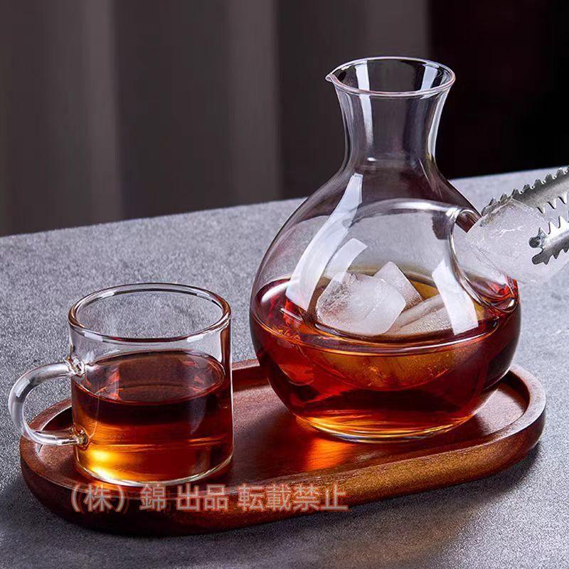 酒器 冷酒 ガラス製 氷 ポケット ウイスキー 株式会社錦 酒 冷酒 とっくり 氷ポケット付き 業務用 家庭