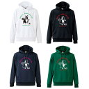 バドミントン ジャンキー クラウディオ・パンディアーニ バド犬+5 Dryスウェットプルパーカー BDJ18513 メンズ 2018AW