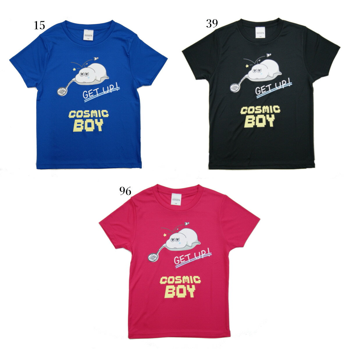ゴーセン 2021年秋企画Tシャツ COSMIC BOY コズミックボーイ バドミントンTシャツ　CPT05 2021AW　ゆうパケット(メール便)対応