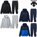 デサント S.F.TECH スリーブロゴ フルジップフーディー・パンツ上下セット DMMVJF20 DMMVJG20 メンズ 2023SS