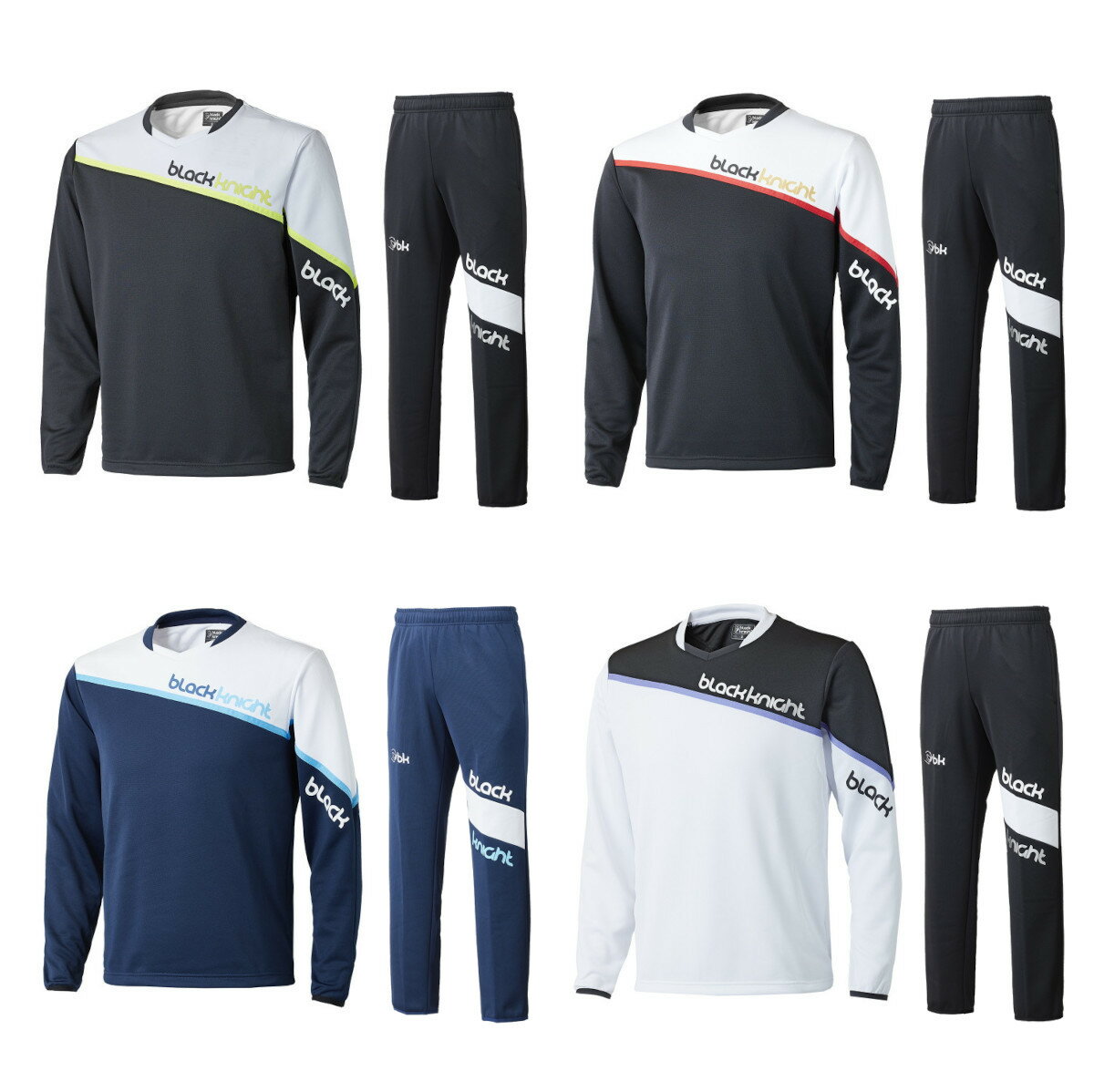 ブラックナイト ウォームライトトレーナー・パンツ上下セット T-2610 S-2630 2022AW