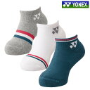 【返品・交換不可】ヨネックス スニーカーインソックス(3足セット) 19223JY ジュニア 2024AW バドミントン テニス ソフトテニス ゆうパケット(メ...