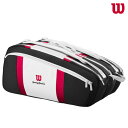 ウイルソン カーレッジコレクション ラケットバッグ 15PK COURAGE COLLECTION RACQUET BAG 15PK WR8034301001 2024AW