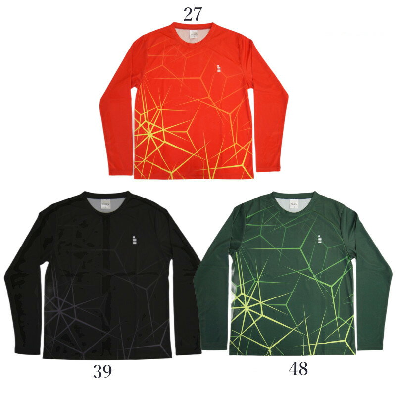 ゴーセン 2025年秋企画 昇華ロングスリーブTシャツB JPT60 ユニセックス 2025AW メール便対応 長袖Tシャツ ロンT 2