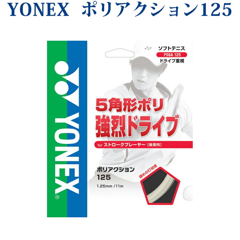 ��ͥå��� �ݥꥢ�������125 POLYACTION 125PSGA125 YONEX 2014ǯ��ǥ� �椦�ѥ��åȡʥ᡼���ء��б�