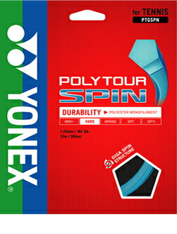 【ゆうパケット(メール便)対応2012AW 硬式テニスガットYONEX ヨネックス】ポリツアースピン(POLYTOUR SPIN)PTGSPN 【テニスガット ストリング】