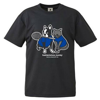 バドミントン ジャンキー クラウディオ・パンディアーニ 半袖 Tシャツ ペア+2 DRYT...