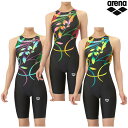 【返品・交換不可】アリーナ 競泳水着 WA承認モデル レーシングワンピーススパッツ(オープンバック・ハーフレッグ)AS5FRC67L レディース 2025AW ...