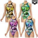 【返品・交換不可】アリーナ 競泳水着 練習用 トレーニングワンピース(オープンバック)AS5FWM05L レディース 2025AW ゆうパケット(メール便)対応