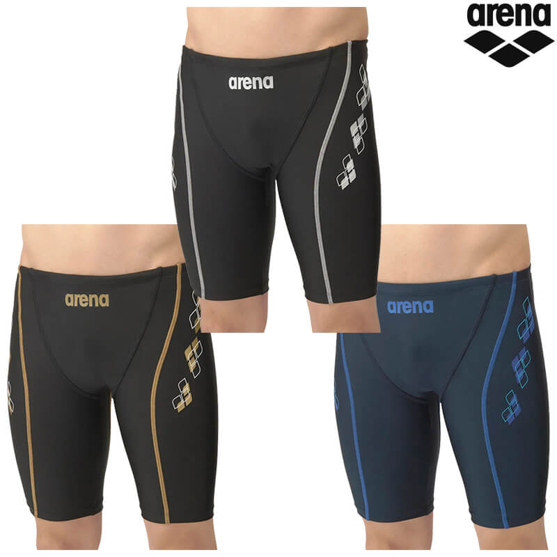 【返品・交換不可】アリーナ フィットネススパッツ（ハーフレッグ）AS5SWF61M メンズ 2025AW ゆうパケット(メール便)対応