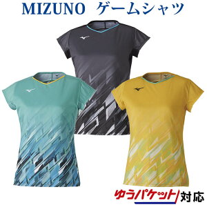 ミズノ クイックドライゲームシャツ 72MA1202 レディース 2021SS ゆうパケット(メール便)対応 バドミントン テニス ソフトテニス