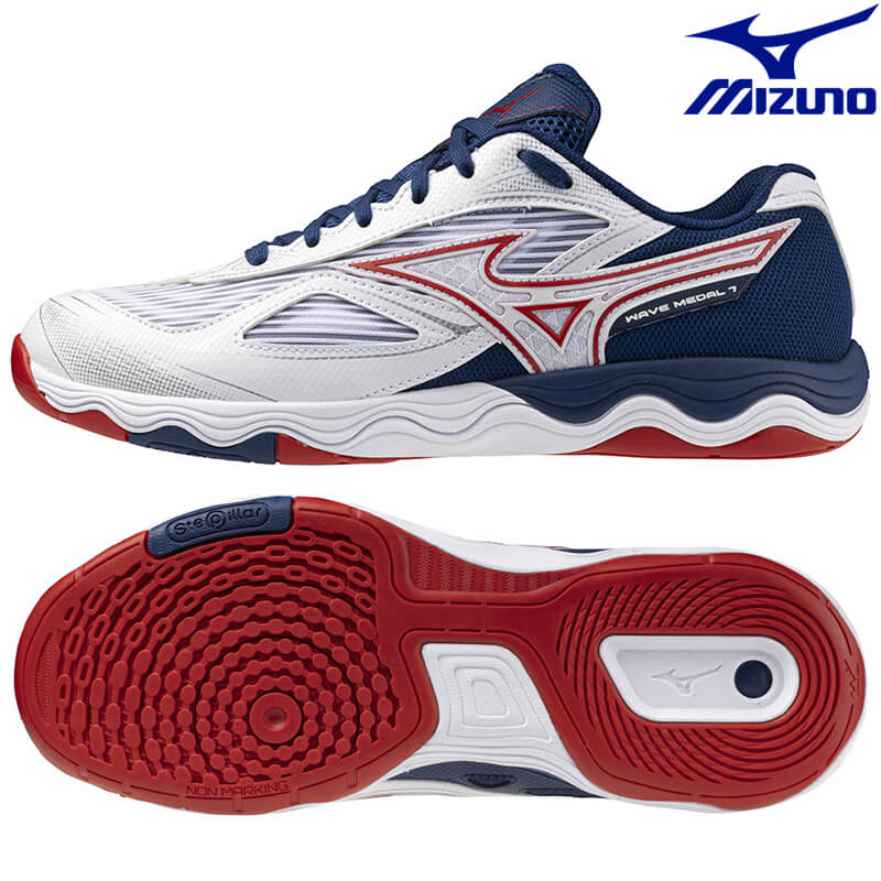 ミズノ 卓球シューズ ウエーブメダル 7 WIDE 81GA241501 ユニセックス 2024AW 同梱不可 RFCL
