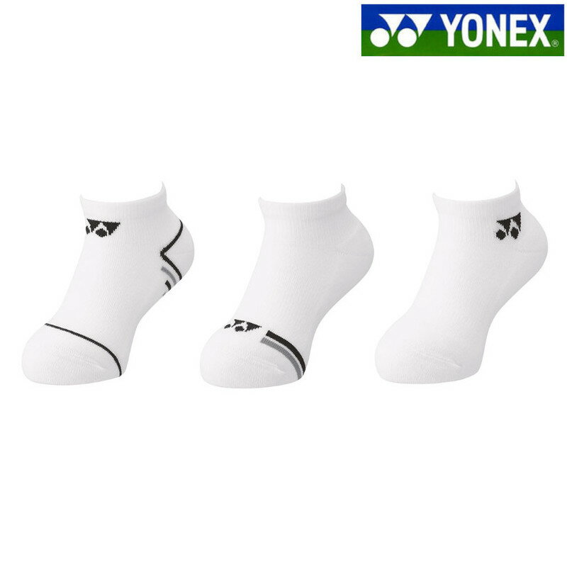 【返品・交換不可】ヨネックス スニーカーインソックス(3足セット) 19199JY ジュニア 2023SS バドミントン テニスソフトテニス
