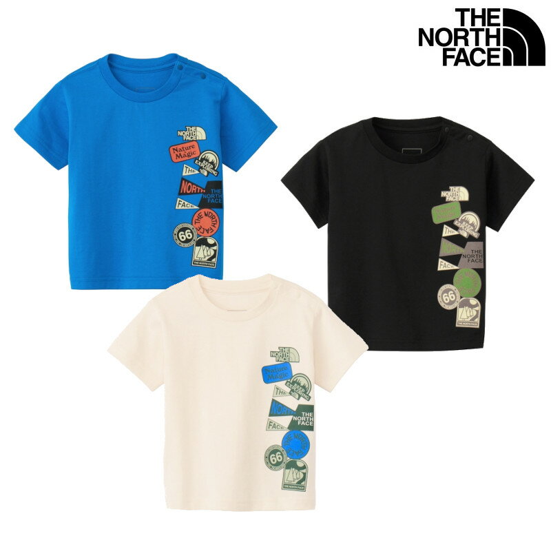 THE NORTH FACE ザ・ノース・フェイス ベビーショートスリーブルミナスグラフィックティー NTB32561 2025SS ゆうパケット(メール便)対応 ノースフェイス