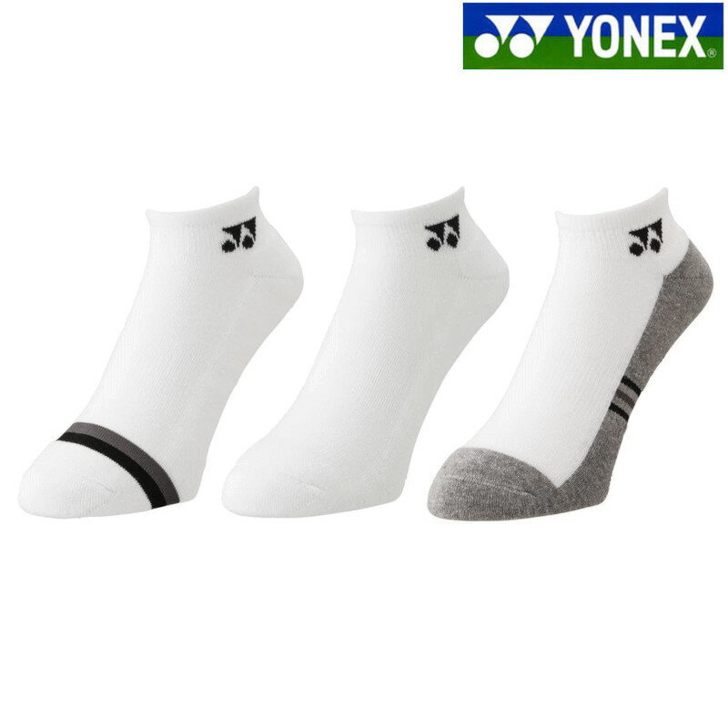 【返品・交換不可】ヨネックス スニーカーインソックス(3足セット) 19235Y メンズ 2025SS バドミントン テニスソフトテニス