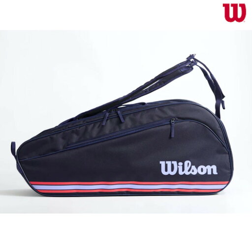 ウイルソン チームJ 6PK TEAM J 6PK RACKET BAG WR8050101001 ラケットバッグ 2025SS ウイルソン チームJ 6PK TEAM J 6PK RACKET BAG WR8050101001 ラケットバッグ 2025SS