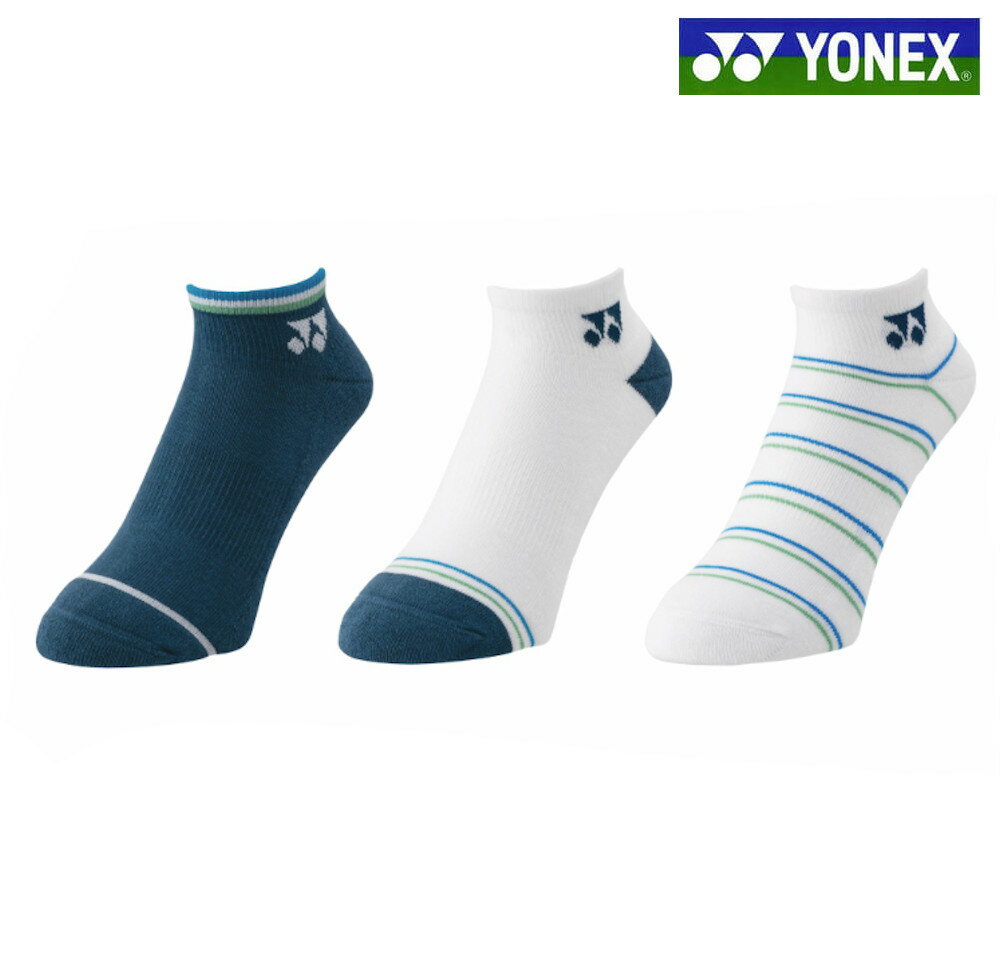 【返品・交換不可】ヨネックス スニーカーインソックス(3足セット) 29237Y レディース 2025AW バドミントン テニス ソフトテニス ゆうパケット(メ...