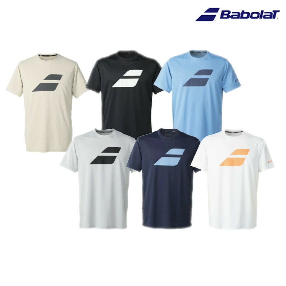 バボラ CLUBショートスリーブTシャツ BUP5511C メンズ 2025SS ゆうパケット(メール便)対応