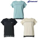 バボラ PURE ショートスリーブシャツ PURE SHORT SLEEVE SHIRT BWP5574 レディース ゲームシャツ 2025AW ゆうパケット(メール便)対応