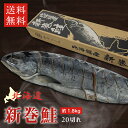 北海道 日高産 新巻鮭 姿 切り身 1本 約1.8kg 冷凍 真空包装 送料無料 さけ サケ しゃけ サーモン