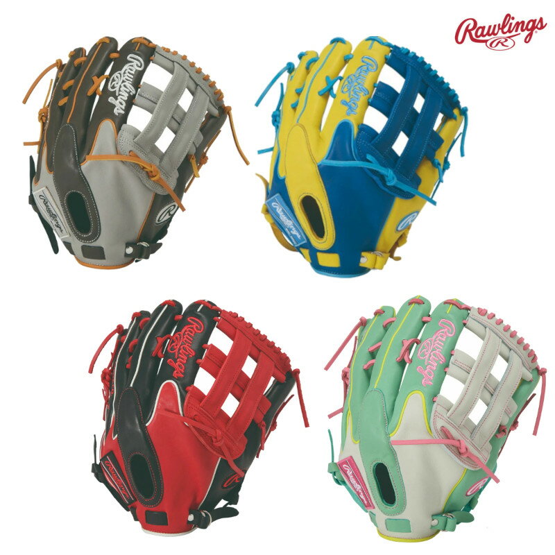 Outfielder - ローリングス 野球グローブ 軟式用 外野手用 HOH MBL カラーグラブ GR6HMY795FW 2026SS