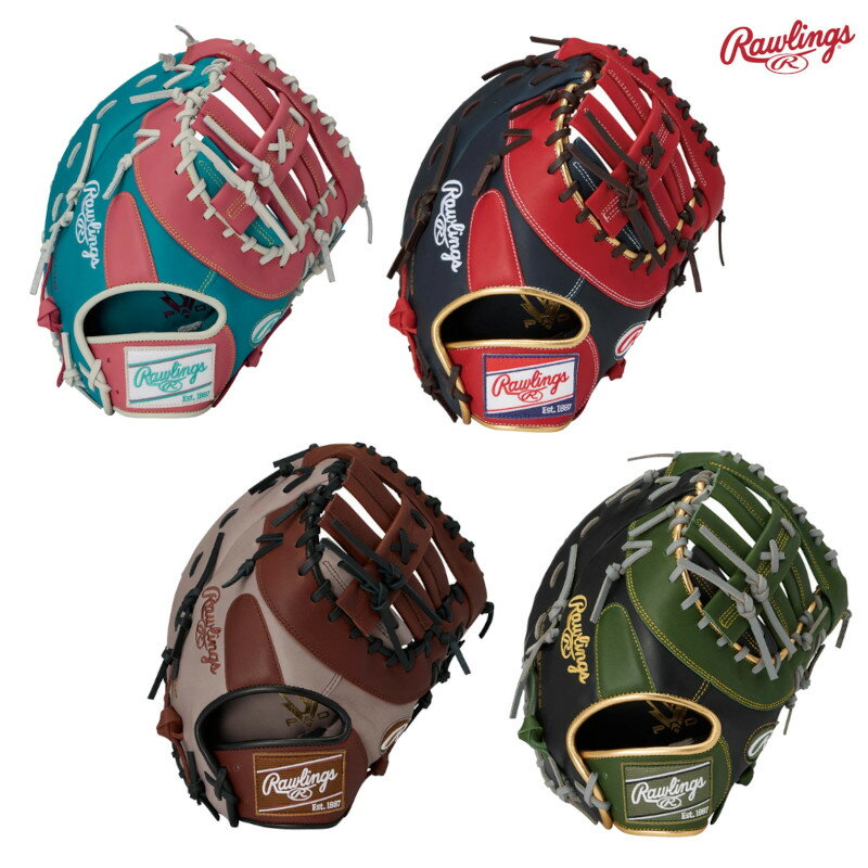First Baseman - ローリングス 野球グローブ 軟式用 一塁手用 ファーストミット HYPER TECH カラーグラブ GR6HTCM535 2026SS