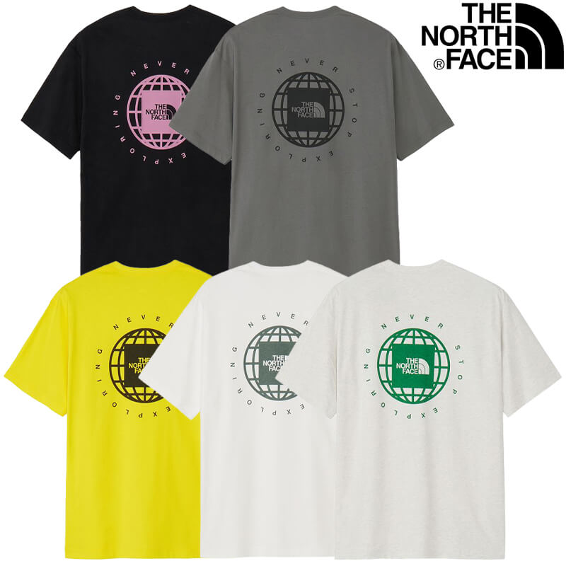 THE NORTH FACE ザ・ノース・フェイス ショートスリーブジオスクエアロゴティー NT32633 2026SS ノースフェイス メール便対応