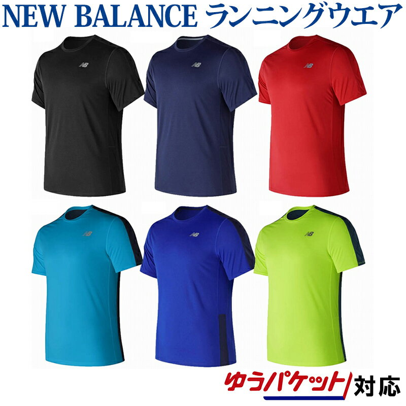 ニューバランス ランニングTシャツ AMT73061 2018SS ゆうパケット（メール便）対応