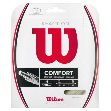 ウイルソン REACTION 16 WRZ948200 硬式テニス テニスガット ストリング Wilson ウイルソン REACTION 16 WRZ948200 硬式テニス テニスガット ストリング Wilson