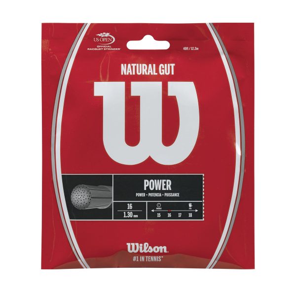 Other - ウイルソン ナチュラルガット 16 (1.30mm) wrz999800 硬式テニス テニス ストリング ガット Wilson