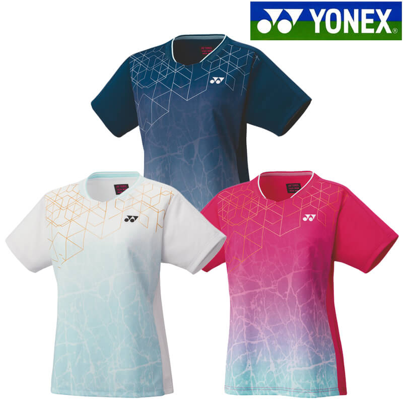 中国ナショナルチームゲームシャツ／レディース（AAYN078）《リーニン テニス・バドミントン ウェア（レディース）》
