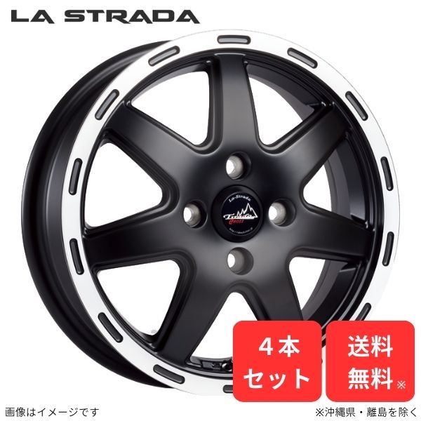 ホイール ラ・ストラーダ デイズ B21W ニッサン 4本セット ティラード クロス 14インチ 4H LTC445C45MBRP2 1