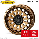 4x4エンジニアリング ホイール エアジー ヴァルカン 4本 C-HR/ヤリスクロス - トヨタ (17×7.0J 10-112114.3 INSET48) Air/G VULCAN