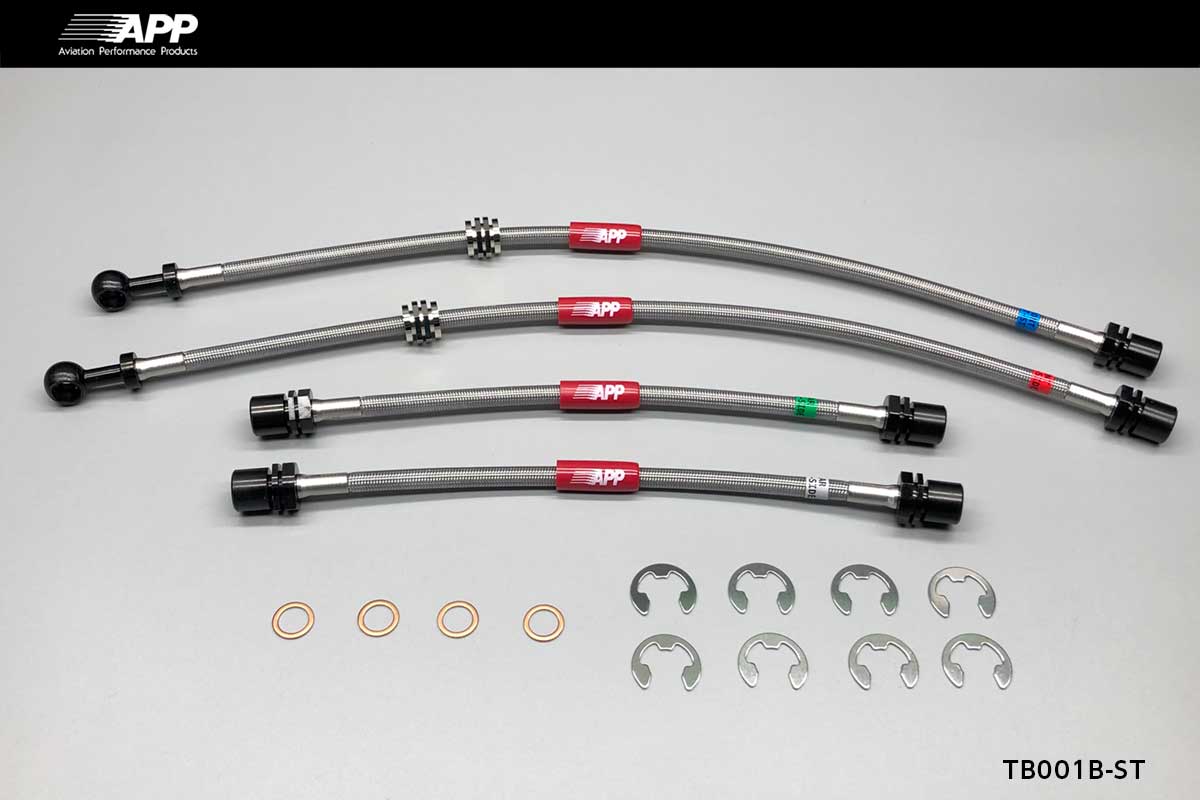 APP エーピーピー ブレーキライン スチール スターレット (STARLET) EP71 TB001B-ST