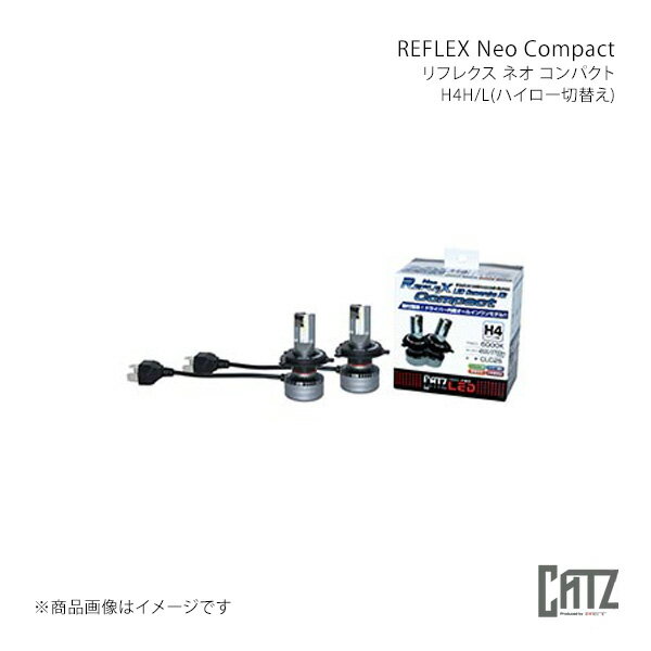 CATZ キャズ REFLEX Neo Compact(リフレクス ネオ コンパクト)4000K LEDヘッドライト Lo ミニキャブ DS64V 純正:H4 CLC28