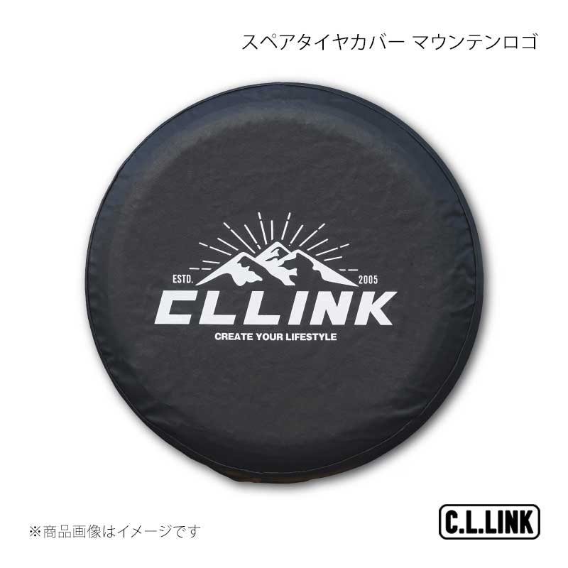 C.L.LINK シーエルリンク スペアタイヤカバーマウンテンロゴ ジムニー/ジムニーシエラ/ジムニーノマド JB64/JB74/JC74 25378057SS