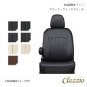 Clazzio クラッツィオ ライン シートカバー 1台分 ブラック×ブラックステッチ デリカ D:5 CV5W/CV4W EM-0778