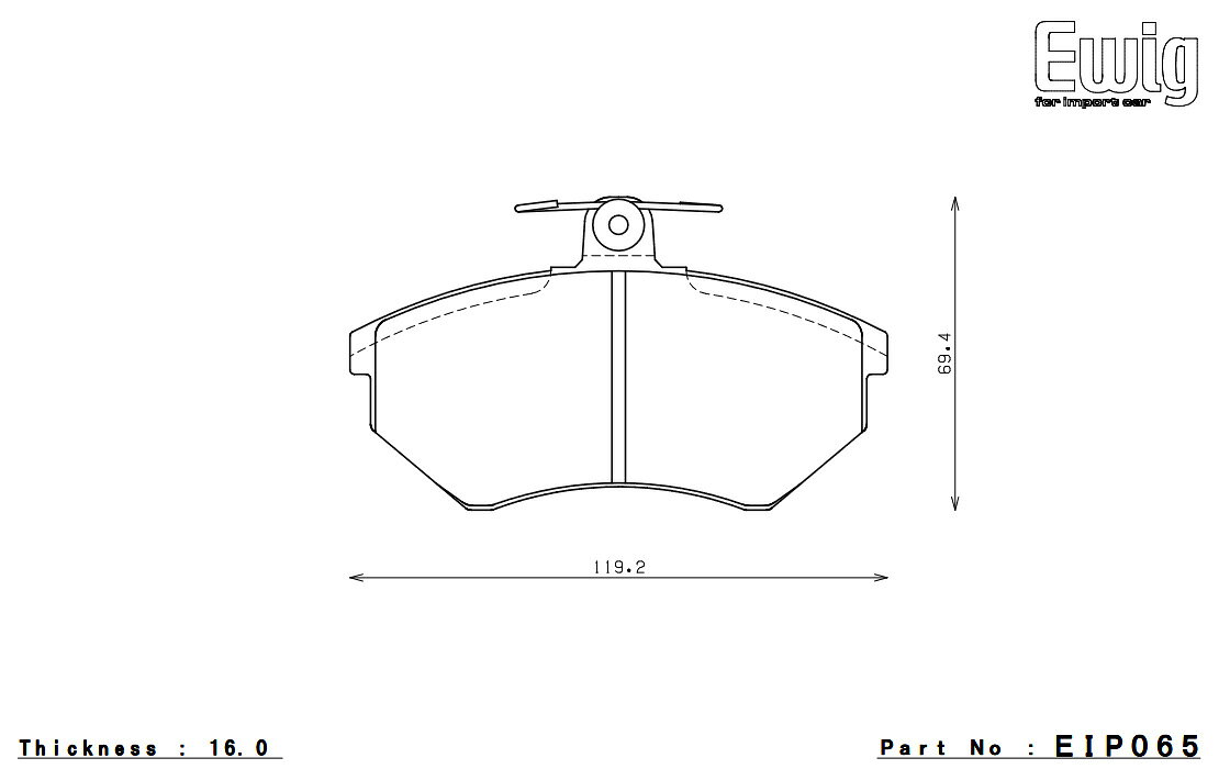 ENDLESS エンドレス ブレーキパッド SSM PLUS 1台分セット Volkswagen Corrado 509A EIP065MP+EIP025MP