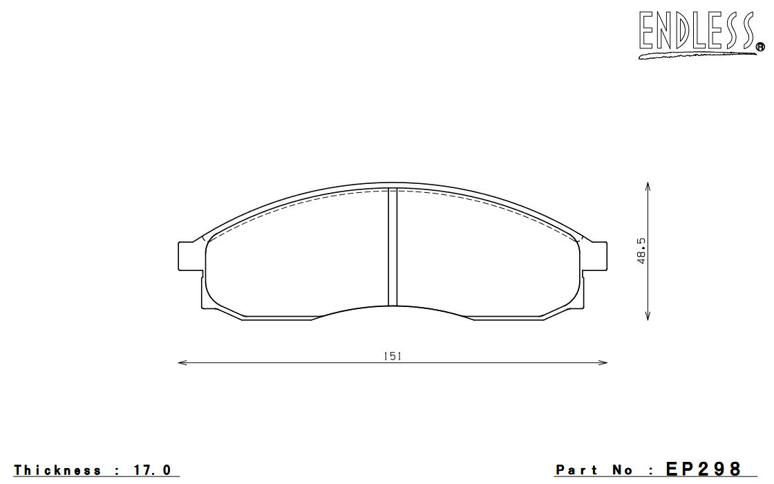 ENDLESS エンドレス ブレーキパッド SSM PLUS フロント ローレル C35系(RB25DE 4WD) EP298MP