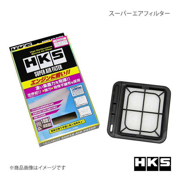 HKS エッチ・ケー・エス スーパーエアフィルター ワゴンR MH21S 70017-AS104