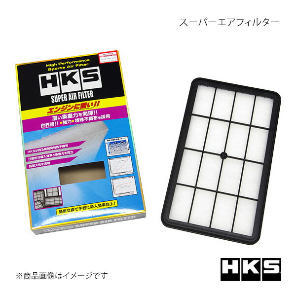 HKS エッチ・ケー・エス スーパーエアフィルター レジアスエース TRH2## 10/08〜14/12 2TR-FE 70017-AT126