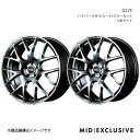 MID EXCLUSIVE/027F IS 350 30系 アルミホイール2本セット【20×8.5J 5-114.3 INSET38 ハイパーメタルコート/ミラーカット】(2)