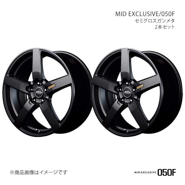 MID EXCLUSIVE/050F レガシィB4 BMM/BMG アルミホイール2本セット【17×7.0J 5-100 INSET50 SGG】L60477053350FG00×2
