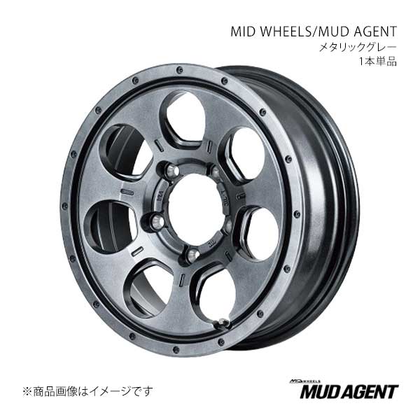 MID WHEELS/マッドエージェント アルミホイール1本【16×5.5J 5-139.7 INSET22 MGR】MID WHEELS/MUD AGENT L19A6555D322010N×1