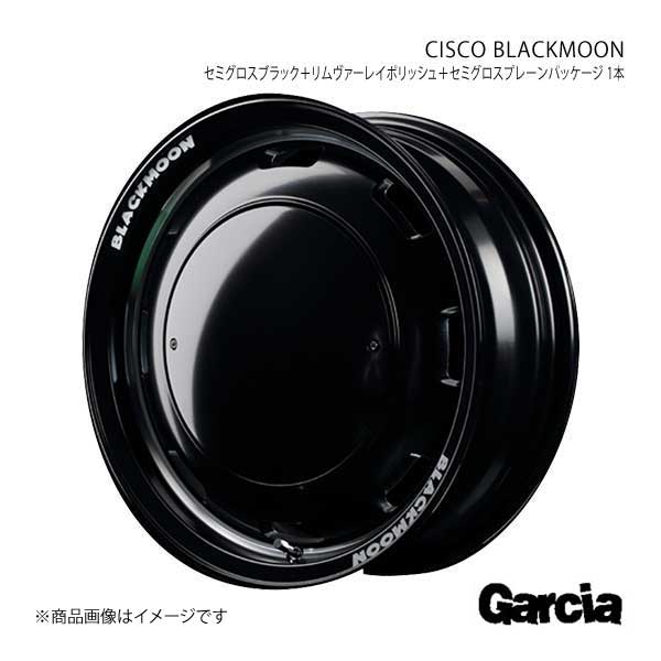 Garcia/CISCO BLACKMOON AZワゴン/AZワゴンカスタムスタイル MJ23S ホイール1本 【14×4.5J 4-100 INSET45 S.BK＋リムヴァーレイ/PO＋S.プレーンパッケージ】