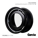 Garcia/CISCO MOON シボレー・MW ME34 アルミホイール 1本 【15×4.5J 4-100 INSET45 セミグロスブラックリムヴァーレイポリッシュ】(2)