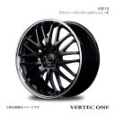 VERTEC ONE/EXE10 ピクシススペース 570系 アルミホイール 1本 【15×4.5J 4-100 INSET45 グロッシーブラック/リムポリッシュ】(2)