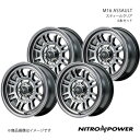 NITRO POWER/M16 ASSAULT プリウス 60系 アルミホイール4本セット【16×7.0J 5-114.3 INSET40 スティールクリア】(2)