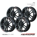 MID RACING/R26 ミラ イース 300/310系 アルミホイール4本セット【15×5.0J 4-100 INSET45 クリスタルブラック】