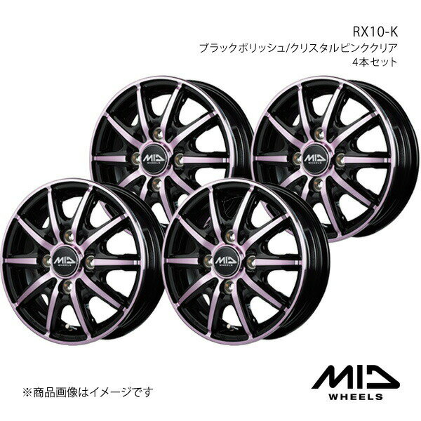 MID WHEELS/RX10-K ǥꥫߥ B38A ߥۥ4ܥåȡ144.5J 4-100 INSET45 ֥åݥå/ꥹԥ󥯥ꥢ